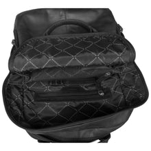 Lade das Bild in den Galerie-Viewer, Stavanger Lederrucksack schwarz