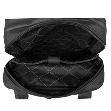 Lade das Bild in den Galerie-Viewer, Stavanger Lederrucksack schwarz