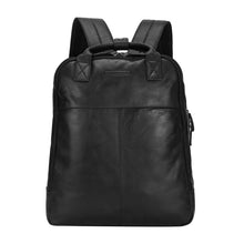 Lade das Bild in den Galerie-Viewer, Stavanger Lederrucksack schwarz