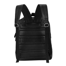 Lade das Bild in den Galerie-Viewer, Stavanger Lederrucksack schwarz