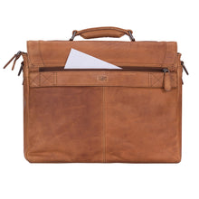 Lade das Bild in den Galerie-Viewer, winternam aktentasche stockholm cognac