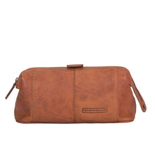 Lade das Bild in den Galerie-Viewer, winternam kosmetiktasche bergen cognac