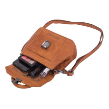 Lade das Bild in den Galerie-Viewer, winternam umhaengetasche alva cognac