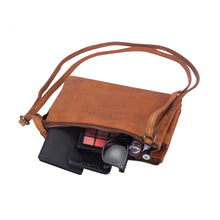 Lade das Bild in den Galerie-Viewer, winternam umhaengetasche ylvi cognac