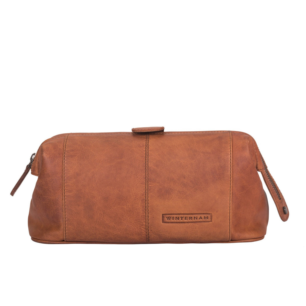 winternam kosmetiktasche bergen cognac